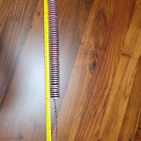 Funky Necklace recycled materials - Picture 3 of 7